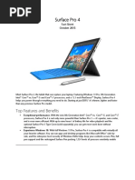 Surface Pro 4: Top Features and Benefits