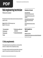 Rail Engineering Technician - Job Profiles - National Careers Service