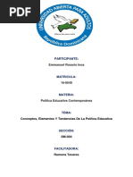 Unidad I Politica Educativa