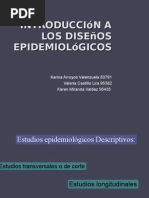 Introducción A Los Diseños Epidemiológicos