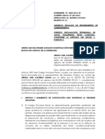 Absuelvo Traslado D Control de Acusación - Sergio Joel Azañedo Arana