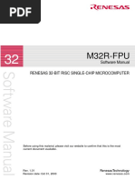 M32R-FPU: Software Manual