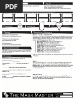 Dungeon World Mask Master Playbook