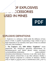 Explosives and Accesoriers