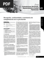 Recepcio-Conformidad y Constancia de Prestacion