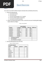 Excel Exercise