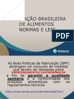 Aula 2 - Legislação Brasileira de Alimentos