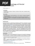 Pathophysiology of Portal HYPERTENSION PDF