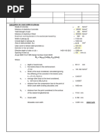 Maximum Working Tension in The Section (Serviceability) KN: Calculation For Crack Width For Pilecap