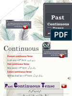Past Continuous Tense in Urdu by EA Spoken English With Emran Ali Rai On YouTube