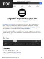 Responsive Dropdown Navigation Bar - Tania Rascia