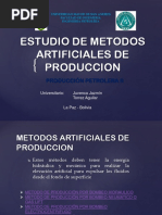 Estudio de Metodos Artificiales de Produccion