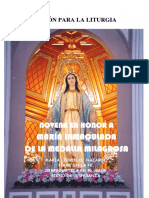 Novena A María de La Medalla Milagrosa (Año de La Fe)