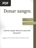 Donar Sangre