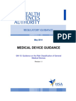 GN-13-R1.1 Guidance On The Risk Classification of General Medical Devices