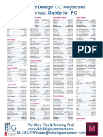 InDesign Mac PC Keyboard Shortcut