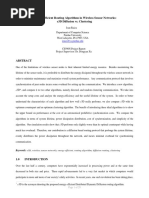 Energy Efficient Routing Algorithms in Wireless Sensor Networks