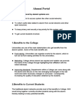 Alumni System Overview