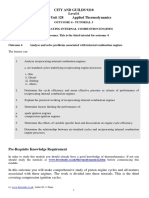 City and Guilds 9210 Level 6 Module - Unit 128 Applied Thermodynamics