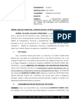 Medida Cautelar en Forma de Embargo de Inmueble Sin Inscripcion Registral de Norma Yolanda Quijada Fernandez