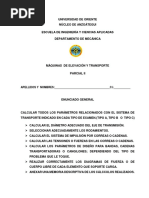 Parcial II de Máquinas de Elevación