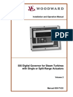 505 Digital Governor For Steam Turbines With Single or Split-Range Actuators