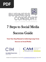 7 Steps To Social Media Success Guide 2015 PDF