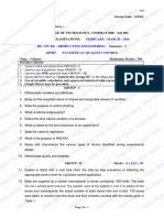 February / March - 2016 Be / SW Be - Production Engineering 5 12P502 Statistical Quality Control 100 ALL 4