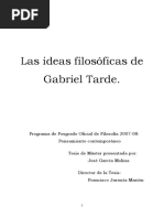 Las Ideas Filosoficas de Gabriel Tarde PDF