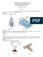 Lista Exercícios Resistência Dos Materiais