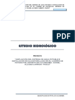 Estudio Hidrologico Patarayog