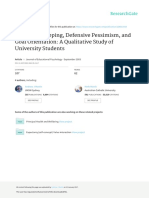 Martin, A. J., Marsh, H. W., Williamson, A., y Debus, R. L. (2003) - Self-Handicapping, Defensive Pessimism, and Goal Orientation. A Qualitative Study of University Students.