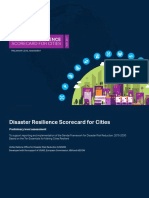 03 Preliminary Assessment - Disaster Resilience Scorecard For Cities - UNISDR