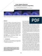 Kruger, Westermann - Linear Algebra Operators For GPU Implementation of Numerical Algorithms