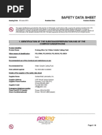 Safety Data Sheet: 1. Identification of The Substance/Preparation and of The Company/Undertaking