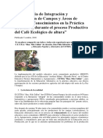 Experiencia de Integración y Articulación de Campos y Áreas de Saberes y Conocimientos en La Práctica Educativa