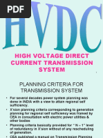 High Voltage Direct Current Transmission System