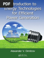 Introduction To Energy Technologies For Efficient Power Generation