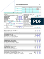 Pipe Support CALCULATION