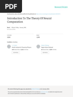 Introduction To The Theory of Neural Computation