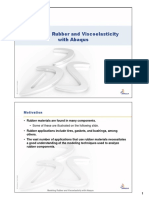 Modeling Rubber and Viscoelasticity With Abaqus