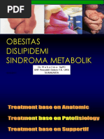 Obesitas Dislipidemi Sindroma Metabolik: DR - Mahatma SPPD SMF Penyakit Dalam F.K. Ums Surakarta