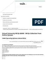 CS604 Operating Systems Solved MCQs