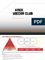 Natick Soccer Club: 2013 Curriculum U8 10 Week Training Program