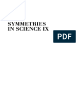 Metin Arik, Gökhan Ünel Auth., Bruno Gruber, Michael Ramek Eds. Symmetries in Science IX