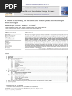 A Review On Harvesting, Oil Extraction and Biofuels Production Technologies