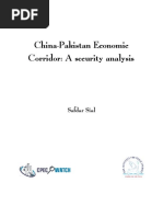 China Pakistan Economic Corridor A Security Analysis