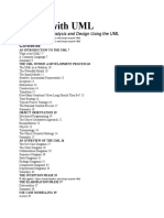 Ooad With Uml: Object Oriented Analysis and Design Using The UML