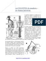 Como Hacer Juguetes de Madera El Paracaidista