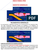 Yacimientos Minerales